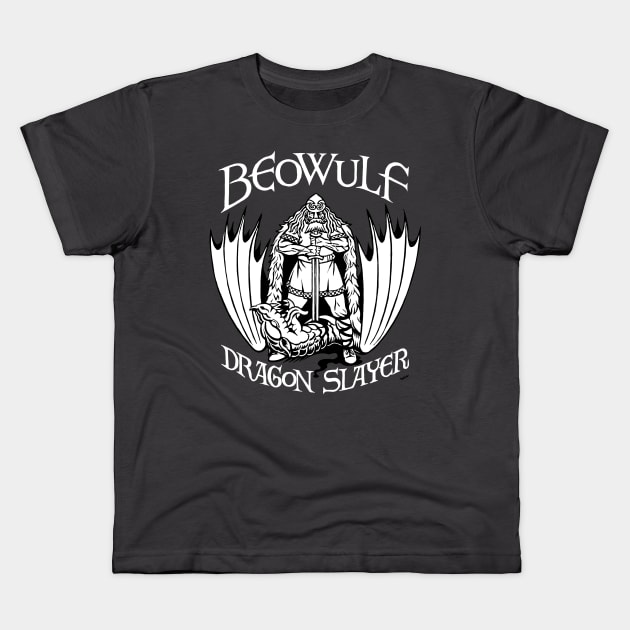 Beowulf: Dragon Slayer Kids T-Shirt by WonderWebb